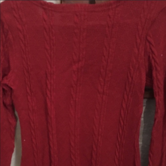 Burgundy Sweater Dress/Tunic size L(8-10) - Picture 4 of 4